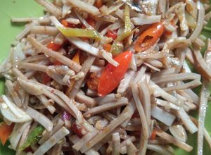 Foto resep Tumis Pedas Kulit Singkong