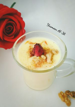 صورة لوصفة مشروب الكاسترد 🌸