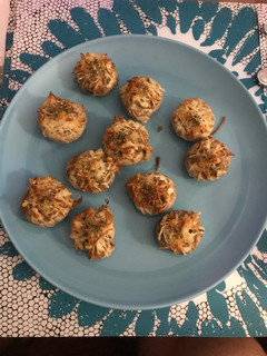 Una foto de Champiñones rellenos de atún