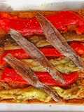 Individual Escalivada and Anchovy Puff Pastries