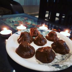 A picture of Aata Chocolate Modak.