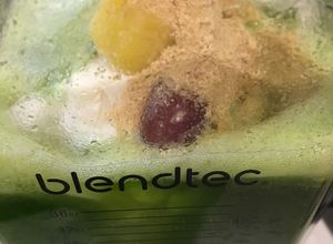 Una foto de Batido de Aloe-Frutas-Yogurt (smoothie)