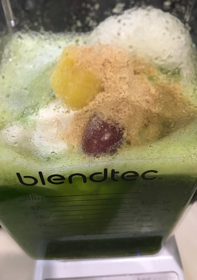 Una foto de Batido de Aloe-Frutas-Yogurt (smoothie)