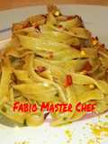 Fettuccine with Garlic, Olive Oil, Red Pepper Flakes, and Mullet Bottarga