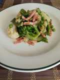 Verduras con bacon