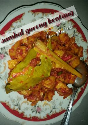 Foto resep Sambal goreng kentang