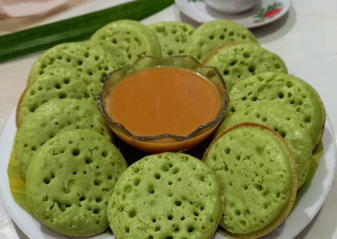 Resep Serabi Pandan Saus Kinca Oleh Cikgu Er Cookpad