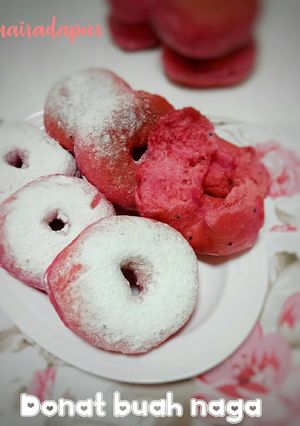Foto resep Donat buah naga