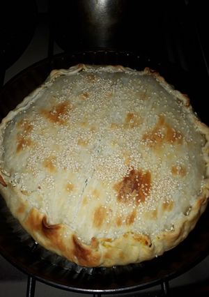 Una foto de Tarta de espinaca y calabaza