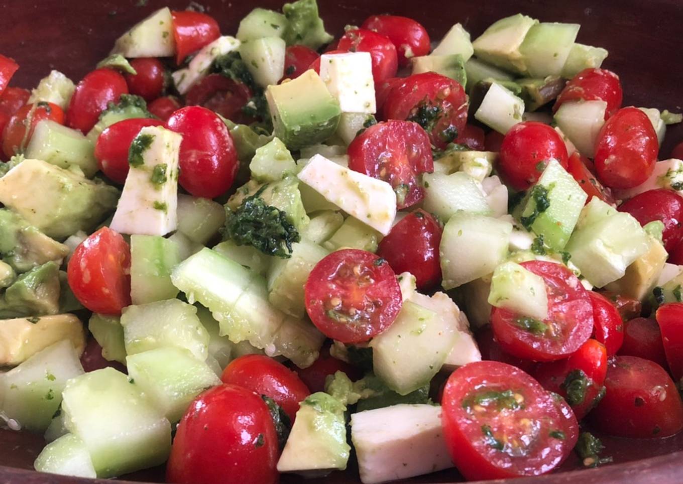 Ensalada de tomate cherry