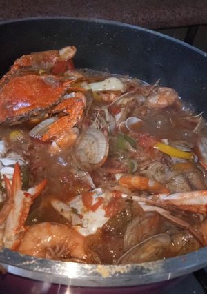 صورة لوصفة طاجن سى فود 🐟🍤