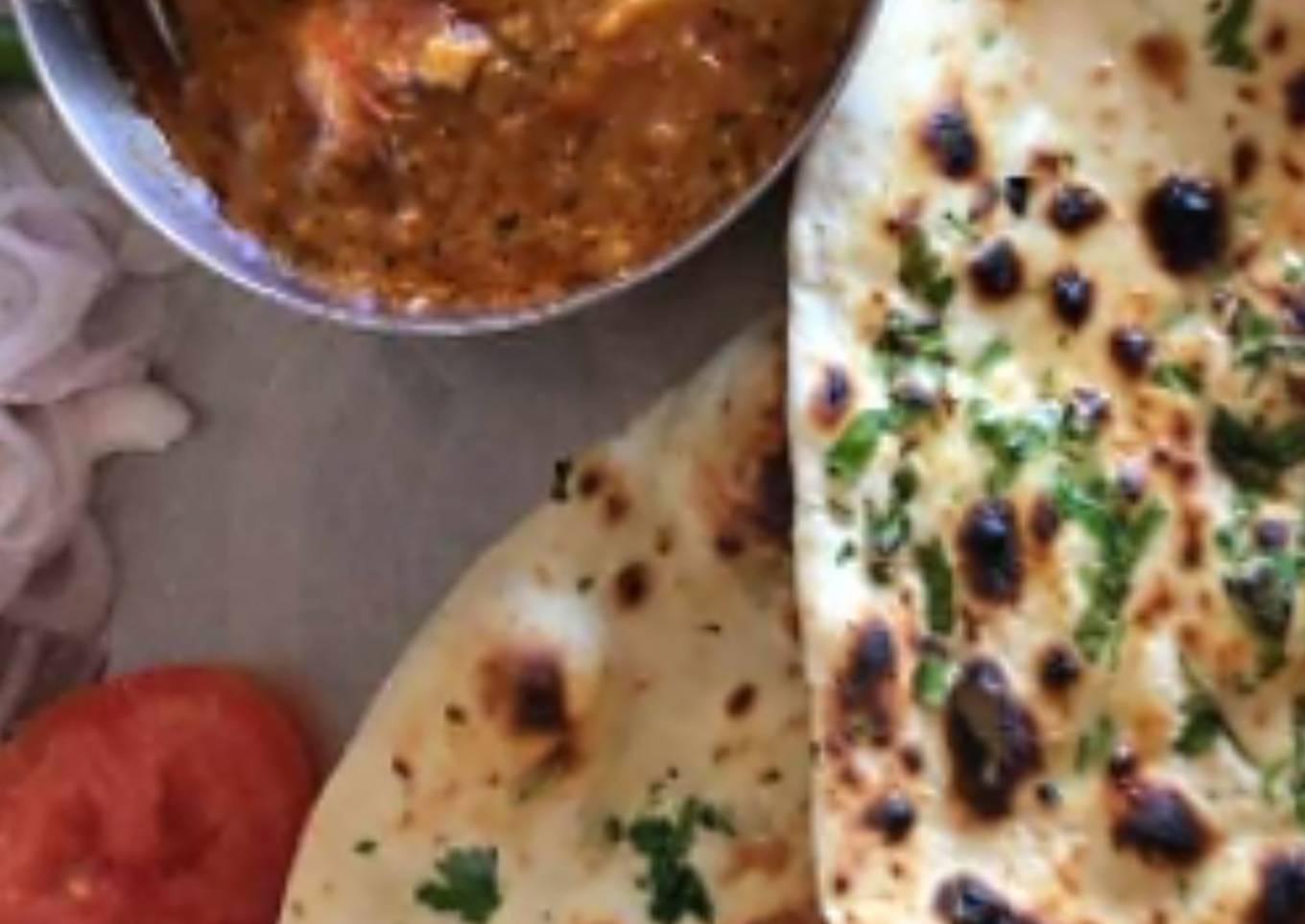 Ghee naan with Makhan paneer