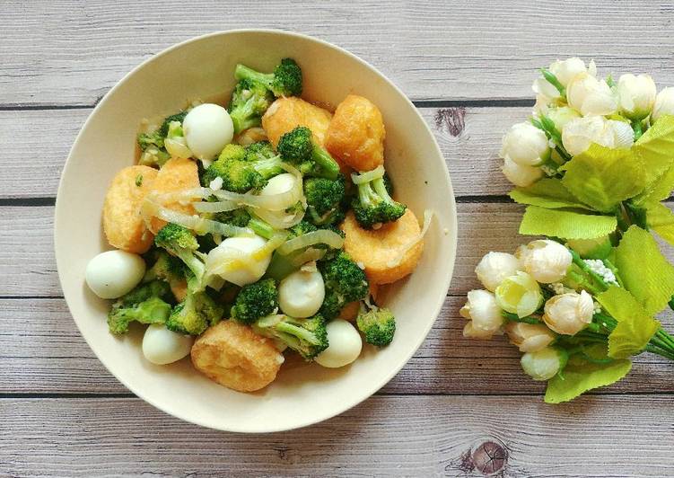 Cah Brokoli Tofu