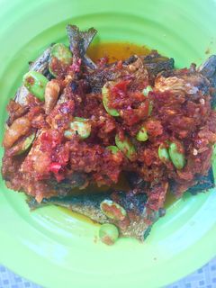 Foto resep Ikan sarden balado pete