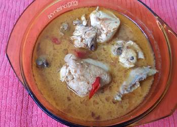 Resep Mudah 184.Gulai Ayam Bumbu Instan Ala Restoran