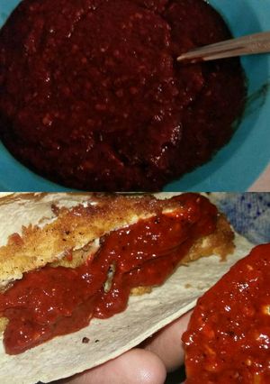 Una foto de Rica Salsa Roja