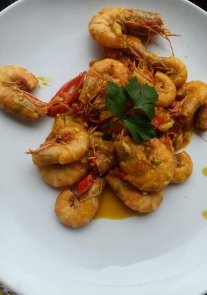 Foto resep Udang sambal kuning