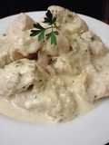 Pechugas de Pollo en Salsa de Queso