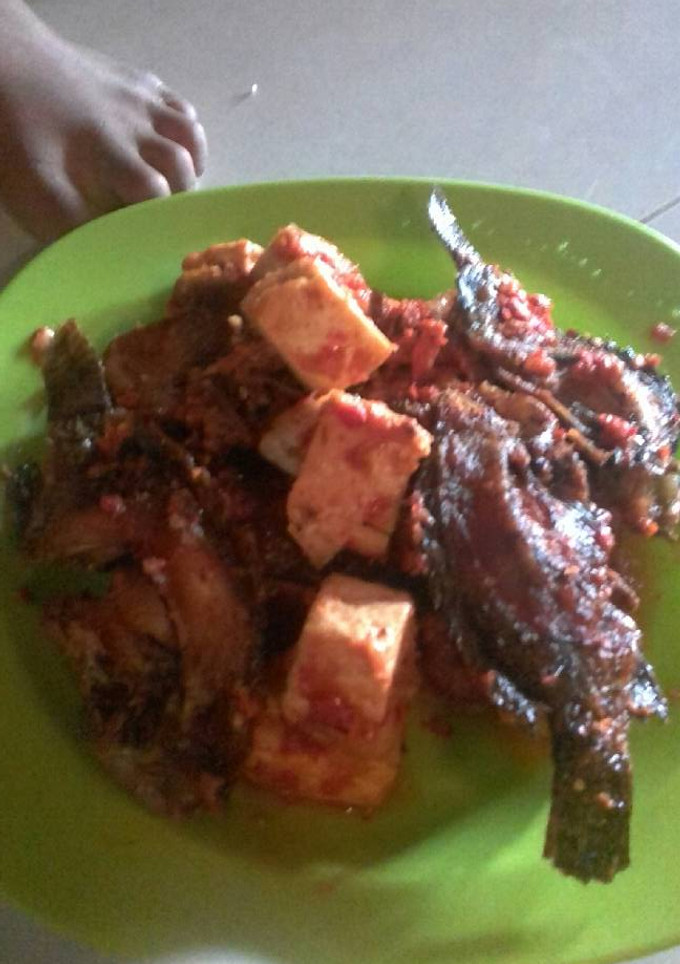 Foto resep Ikan tabek nila balado tahu