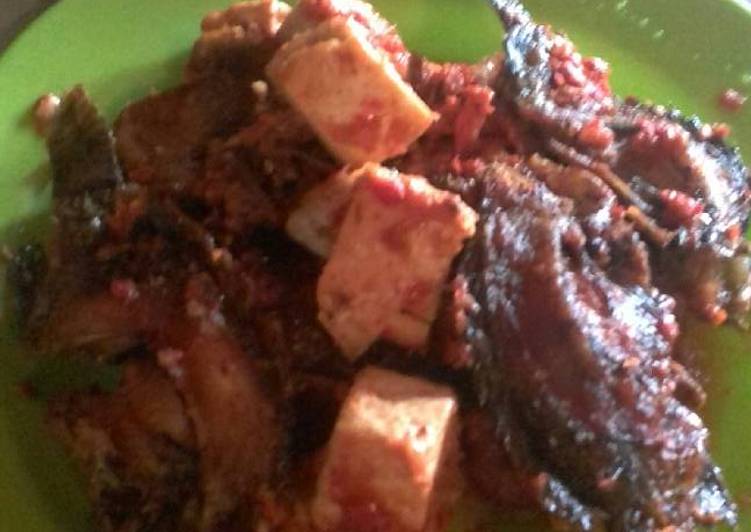 Resep Ikan tabek nila balado tahu Anti Gagal