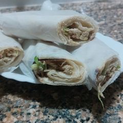 A picture of Chicken tortillas wrap.