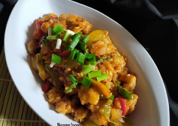 Cumi Goreng Tepung Asam Manis