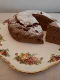 Torta con cioccolato e fragole