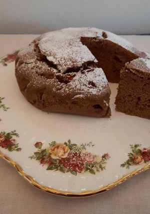 Foto di Torta con cioccolato e fragole