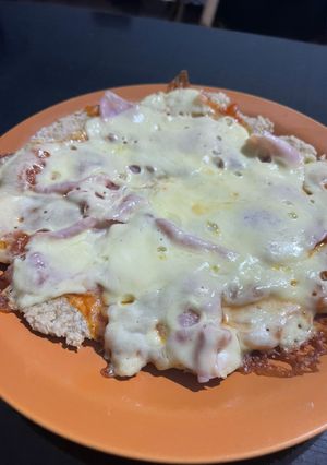 Una foto de Pizza de avena 🍕