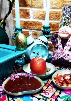عکسی از دستور سفره هفت سین ۱۴۰۰💖🎊🥳