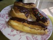 Una foto de profiteroles sin manteca