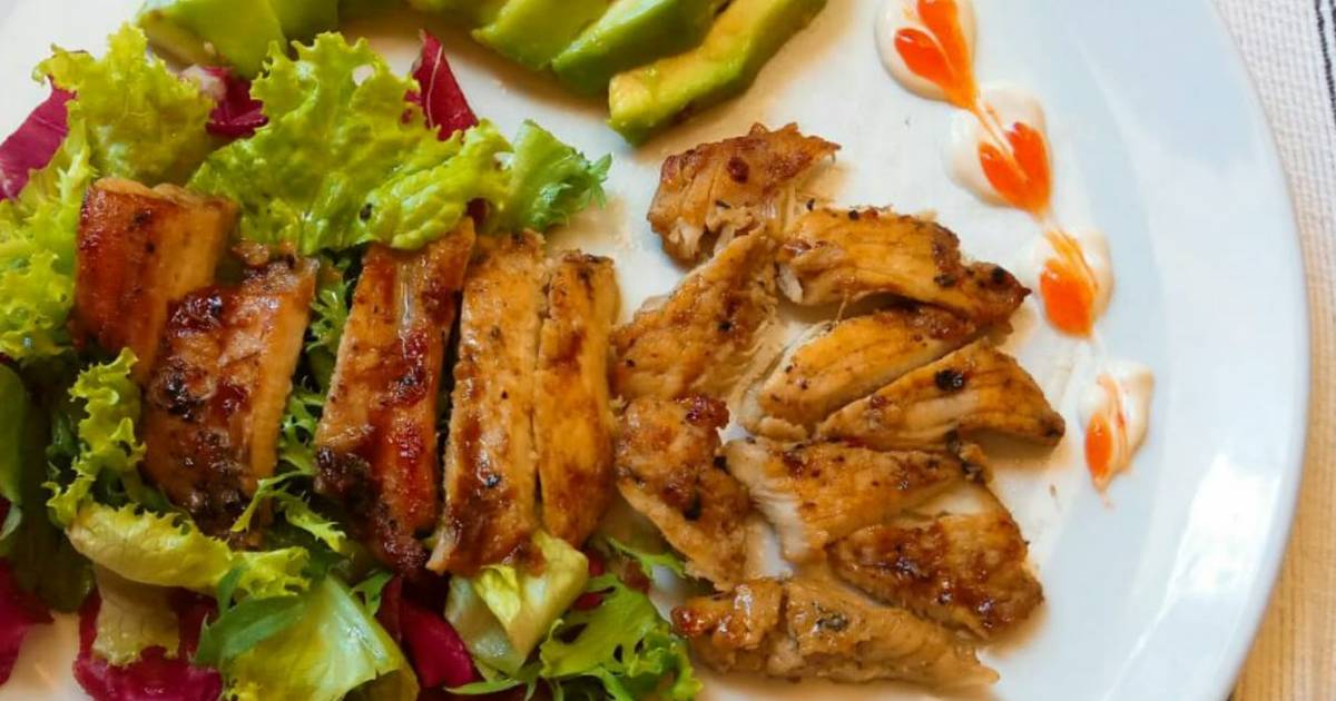 Resep Pan Seared Chicken Salad oleh pawonbune_aas Cookpad