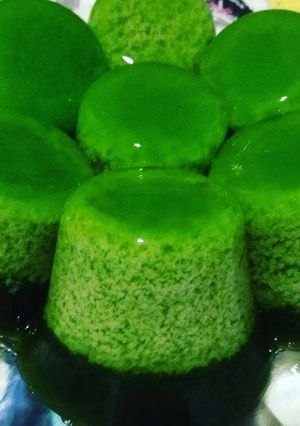 Foto resep Pudding lumut green tea
