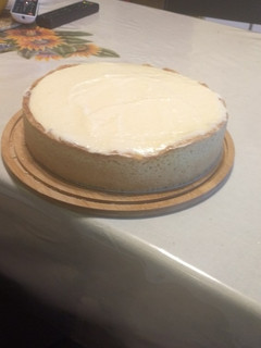 Una foto de Tarta con pastelera de manzana