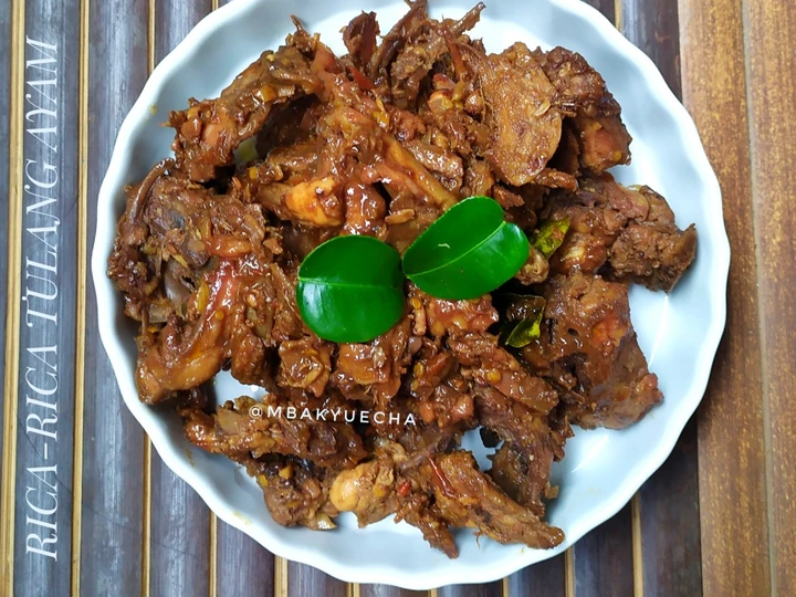 Cara Gampang Membikin Resep RICA-RICA TULANG AYAM yang Lezat Anti Ribet, Menggugah Selera