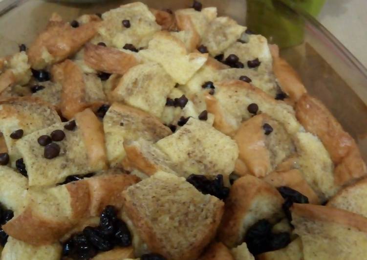 Cocho-raisin bread pudding