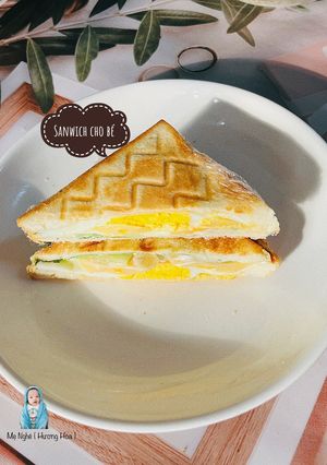 Hình của món Sandwich CHO BÉ (trên 1t).