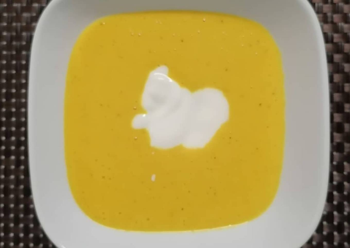 Crema de elote estilo hindú