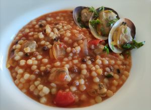Foto di Fregula con cocciula (fregola con arselle)
