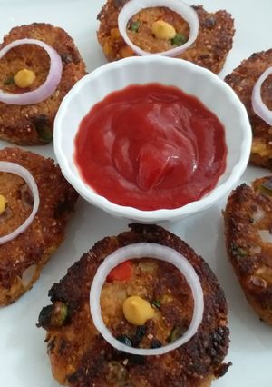 A picture of Healthy daliya cutlet.