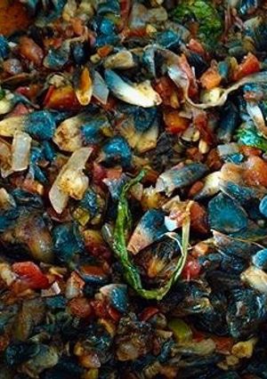 Una foto de Huitlacoche