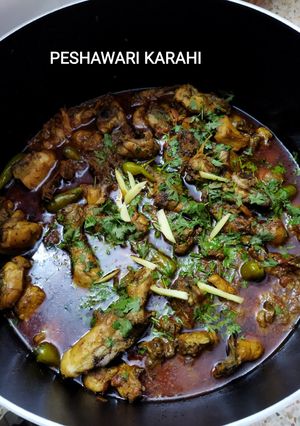 A picture of Peshawari karahi.