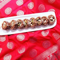 A picture of Dates and Dry Fruits Roll.
