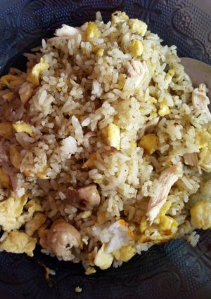 Foto resep Nasi Goreng sambel ijo