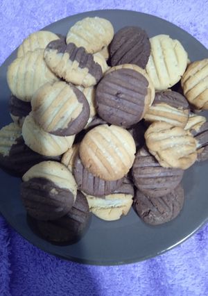صورة لوصفة بسكوت العشر دقائق تحفه