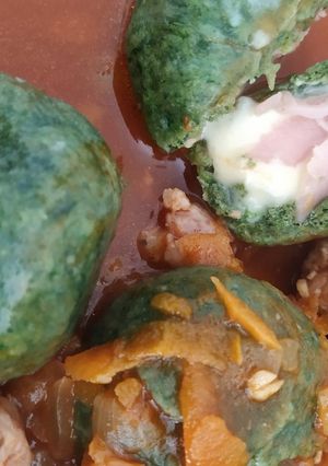 Una foto de Ñoquis rellenos
