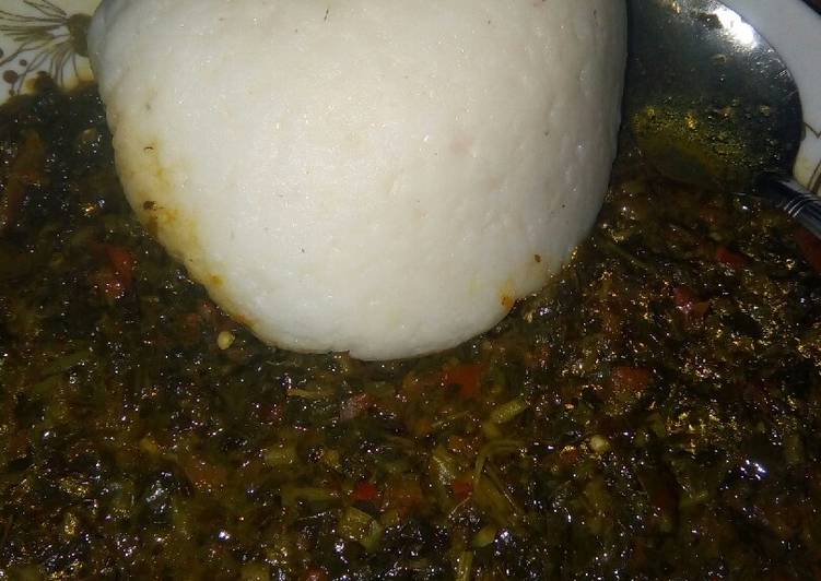 Easy Tuwo da miyar shuwaka Recipe | Easy to make Tuwo da miyar shuwaka Homemade