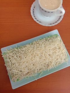 Foto resep Bolu Kukus Pandan Keju