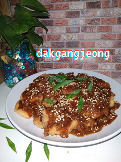 Foto resep *Dakgangjeong*(chruncy korean fried chicken)