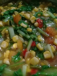 Foto resep Sayur sawi jagung tumis
